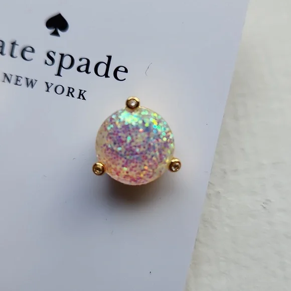 Kate Spade Rise and Shine Opal Glitter Earrings - Picture 3 of 7